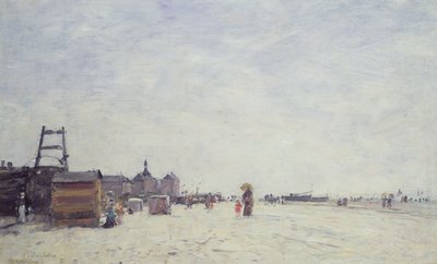 Berck-Plage, 1890 by Eugene Louis Boudin
